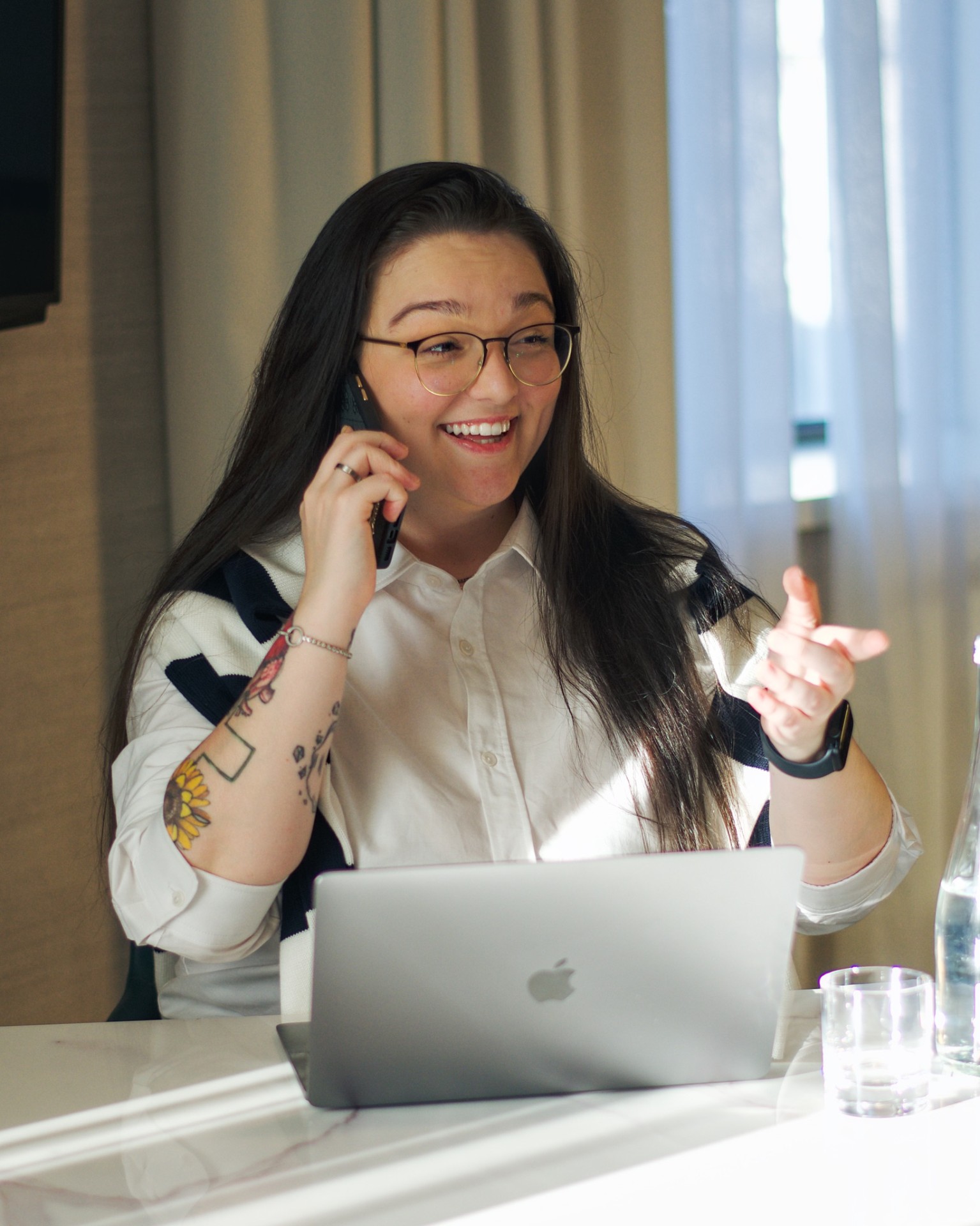 Mentora Pietra Barateli em retrato profissional